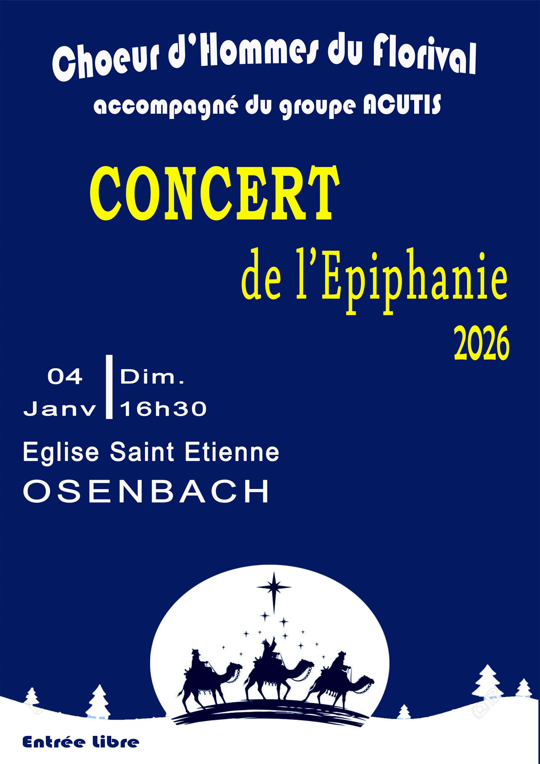 You are currently viewing Concert de l&rsquo;Epiphanie à Osenbach