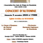 Concert des amis de l&rsquo;orgue de Wuenheim